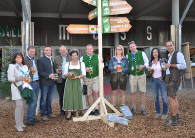 Der Messevorstand auf der Mühlviertler Wiesn 2014