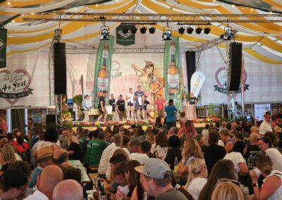 Festzelt Siegerehrung